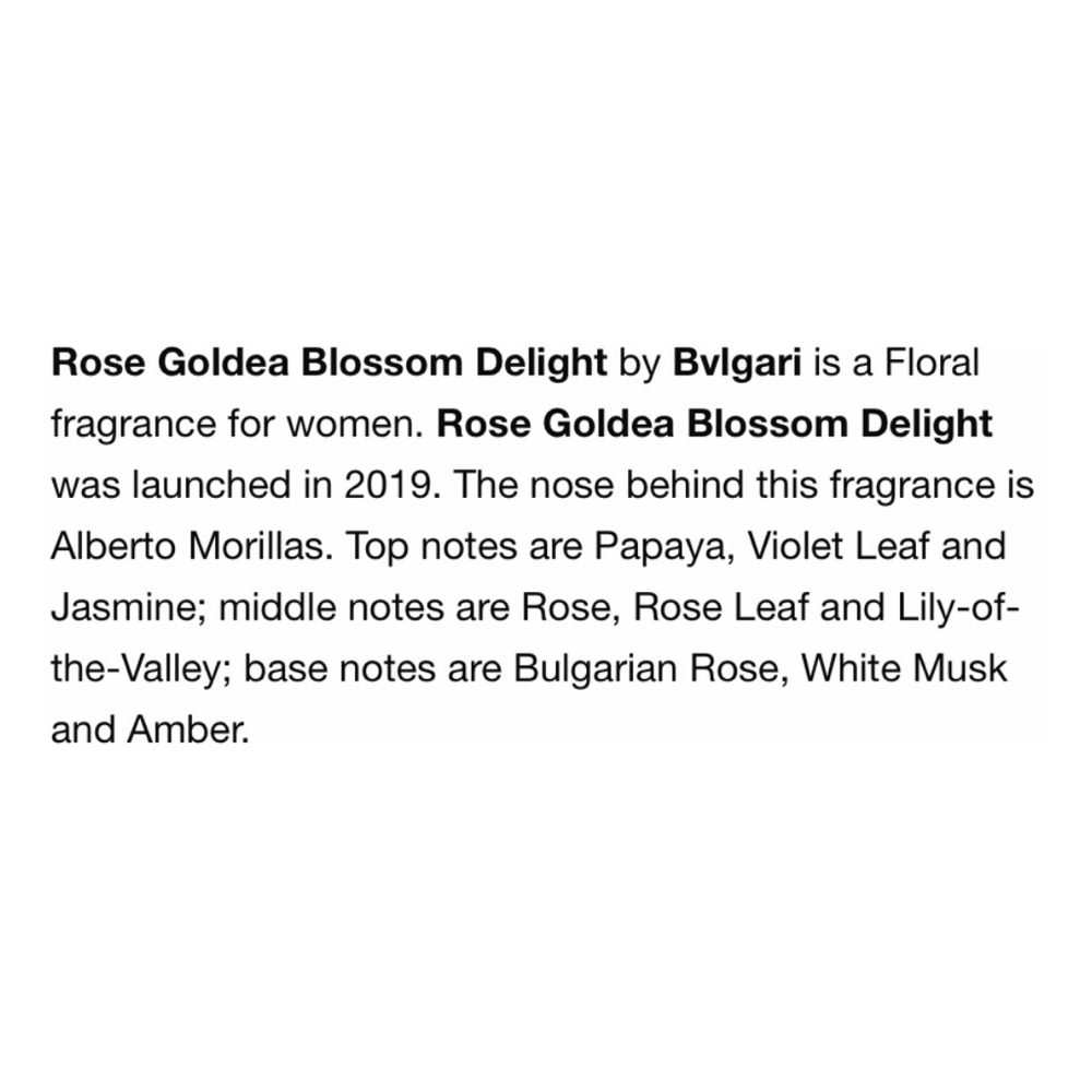 3 x Bvlgari Rose Gold Blossom Delight Eau de Parfum Samples - .05 fl oz ea. - Picture 8 of 8